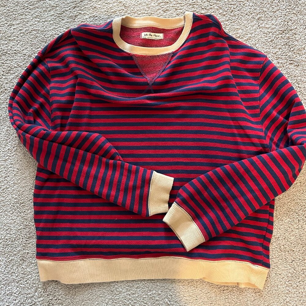 We The free Classic Striped Crew